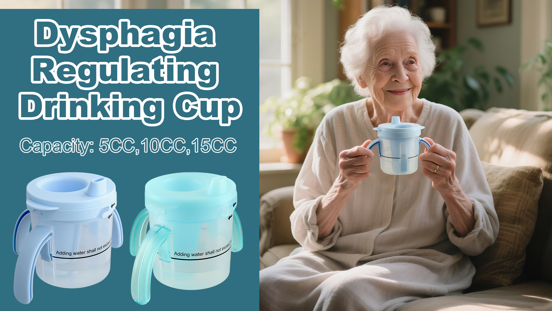 Amazon.com: Dysphagia Cup for Adults with Difficulty Swallowing